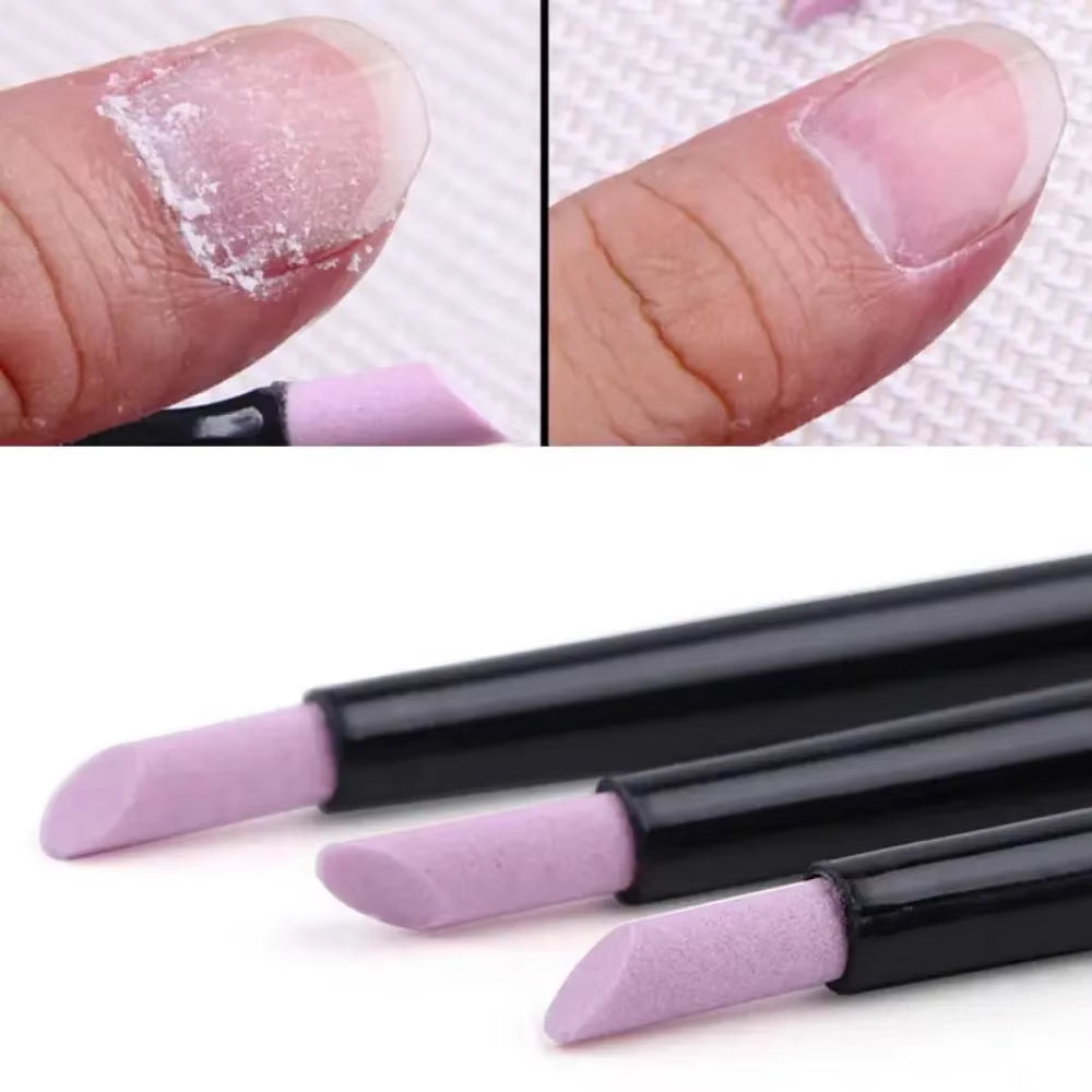 Quartz Nail Skin Grinding Pen Cuticle Remover Trimmer Dead Skin Remover Nail Polish Manicure Stick Nail Files Manicure Tool