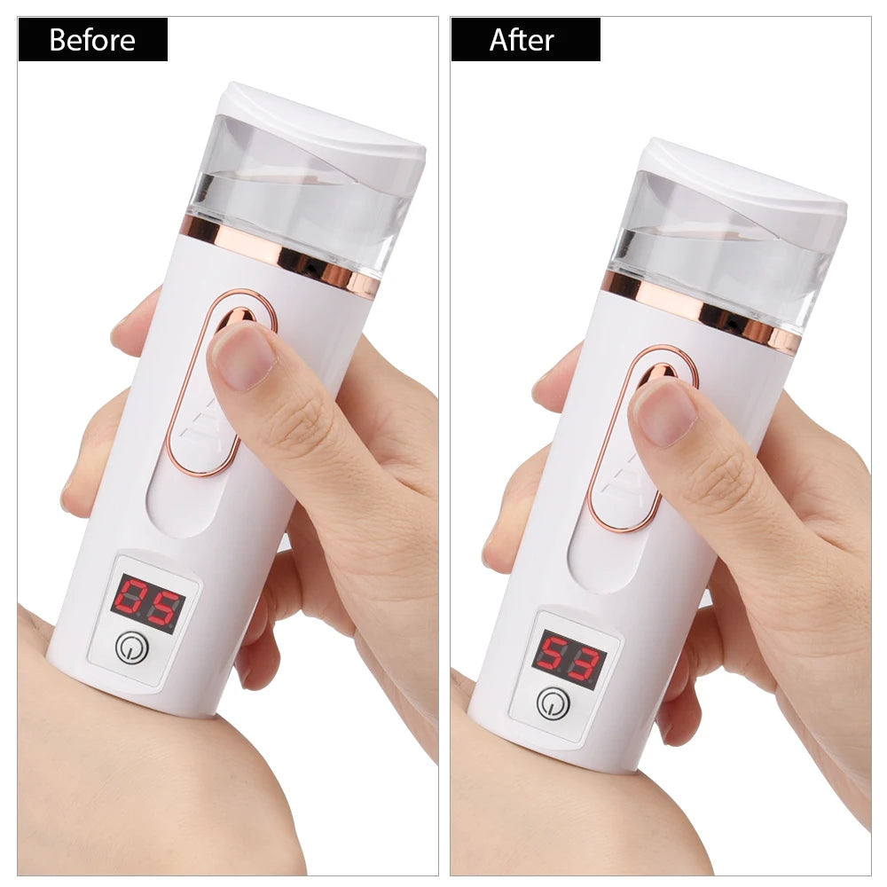 SolarMuse Nano Mist Sprayer – Portable Facial Hydration Device