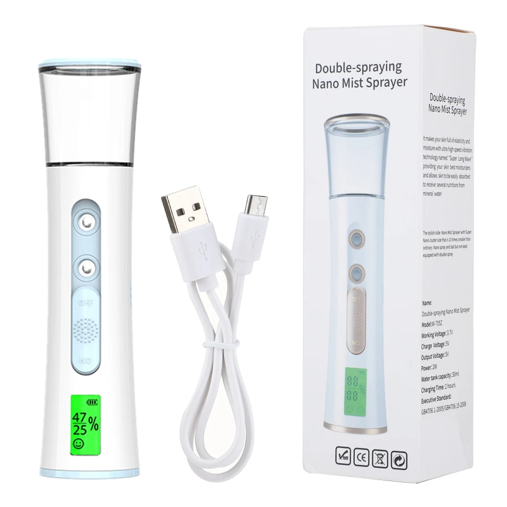 SolarMuse Nano Mist Sprayer – Portable Facial Hydration Device